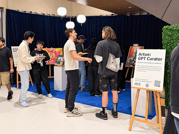 “Artue: GPT Curator” held at OpenAI’s San Francisco headquarters (Photo courtesy of Habitus Associates)