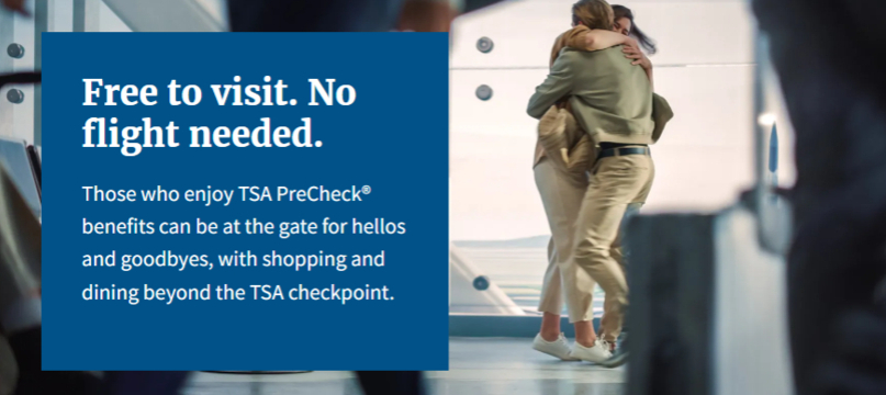 '게이트사이드 바이 TSA 프리체크' 프로그램의 전국 확대 계획이 보류됐다. [TSA 공식 웹사이트 캡쳐]