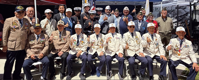 지난달 27일 리돈도비치 재향군인회가 대한민국 육군협회 미국지부 후원으로 첫 정전 기념식을 열었다. [대한민국 육군협회 미국지부 제공]