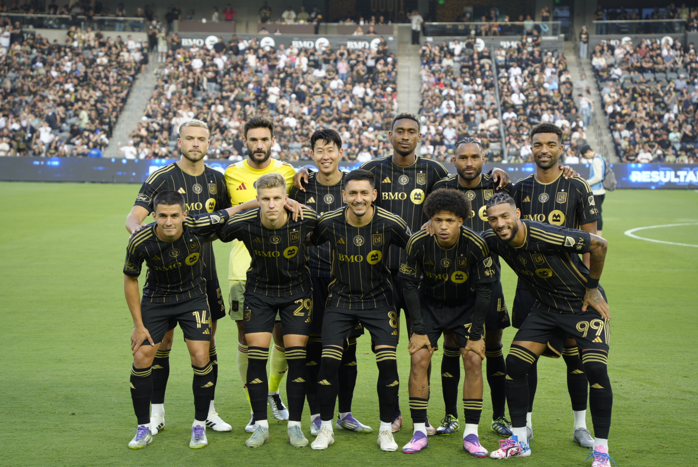 손흥민을 비롯한 레알 솔트레이크와 경기에 나선 LAFC 선발 라인업