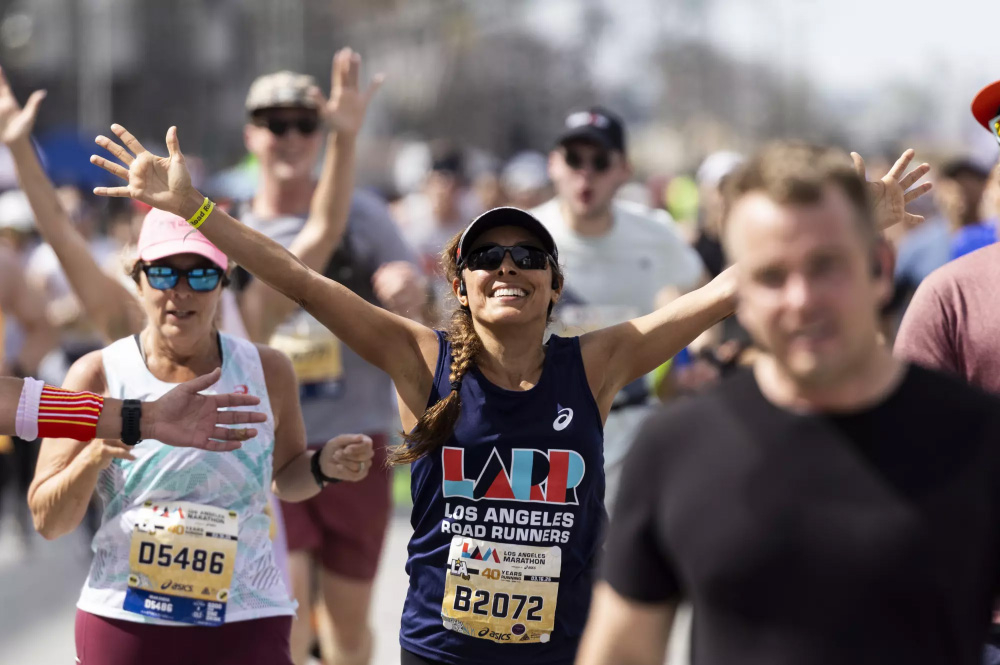 L.A 마라톤은 지난 2년 사이 25% 성장하며 전국 6위 규모의 마라톤 대회로 발돋움했다. [에티엔 로렌/LA 타임스]
