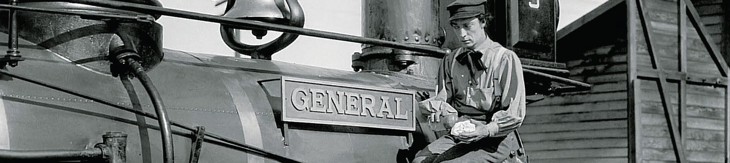 올해로 개봉 100주년을 맞은 무성영화 ‘더 제네랄’은 슬랩스틱 영화의 최고봉으로 손꼽히는 작품이다. [United Artists]