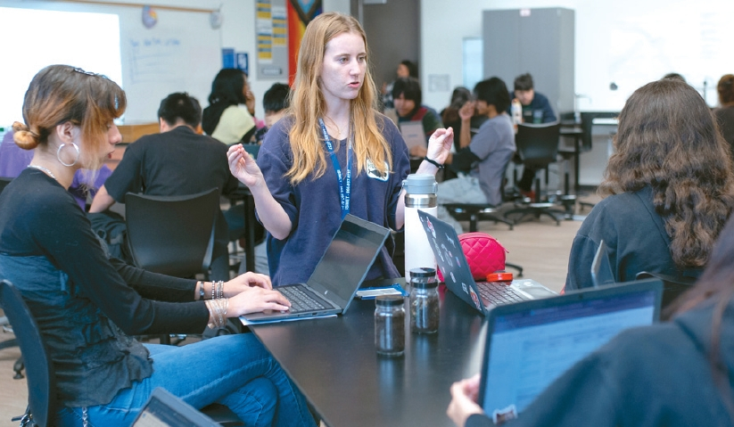 라이즈 고향고등학교 수업전경.