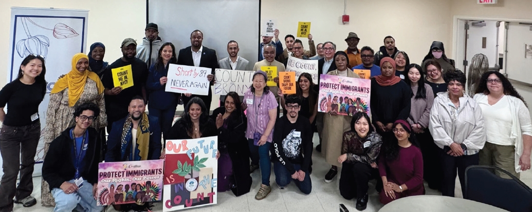 민권센터가 이끄는 아태계정치력신장위원회(APA VOICE)는 지난 25일 브롱스 지역 회원단체들, 뉴욕주하원의원 등과 함께 2030 인구조사 홍보의 출발을 알렸다. 이들은 “인구가 제대로 집계되지 않으면 의료·주거·교육·식량 등을 위한 필수 연방 지원금이 줄어든다”며 정확하고 공정한 인구조사 기반을 만들겠다고 전했다.  [민권센터]