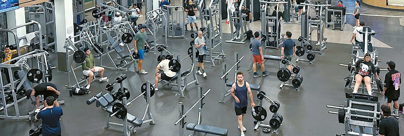 고물가에 운동 비용도 부담이 되고 있다. 한 피트니스 전문체인점 모습. 박낙희 기자