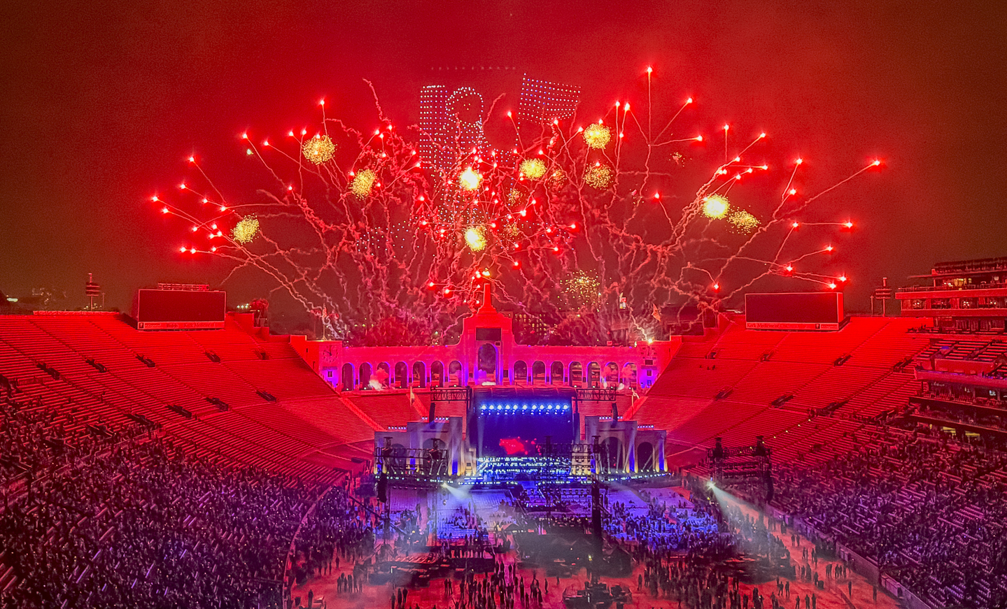250주년 축제, 불꽃으로 물든 LA