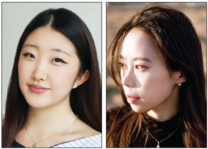 (왼쪽)변채원 (오른쪽)임수아 
