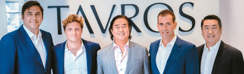 박화영(가운데) 인코코 회장과 투자 관계자들. [INCOCO CAPITAL, LLC]