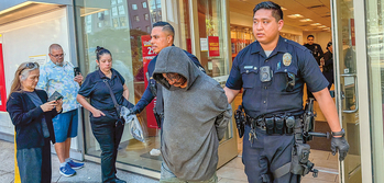 한인타운 한복판서 은행 강도…용의자 현장 체포