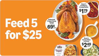 추수감사절 식사 5인분이 25불…아마존 저가 만찬 세트 출시