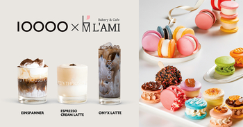 H마트는 ‘Ten Thousand’와 ‘L’AMI Bakery & Cafe’의 공식 협업을 발표하고, 오는 31일까지 ‘L’AMI Bakery & Cafe’ 그레이트넥 지점을 방문하는 고객들에게 전 품목 10% 할인 혜택을 제공한다. [사진 H마트]
