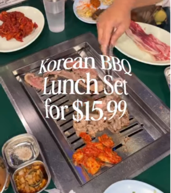 이 가격에 이 구성?…15.99불 BBQ 런치 쌈밥 세트 [영상]