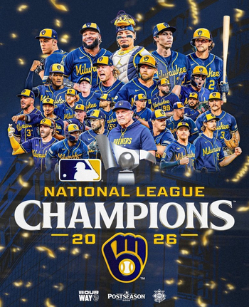 밀워키 브루어스 2026 NLCS 우승 기념 포스트. [밀워키 브루어스 인스타그램]